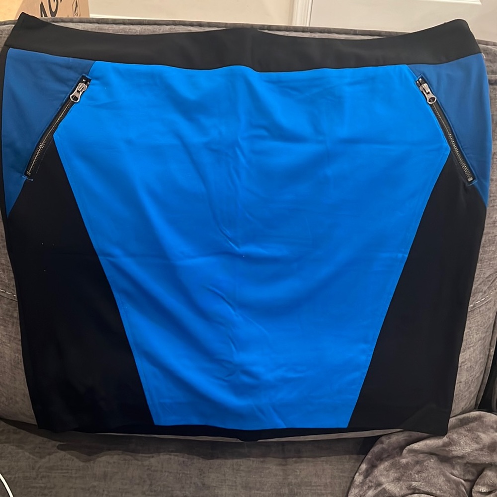 Eloquii Turquoise Skirt 24W